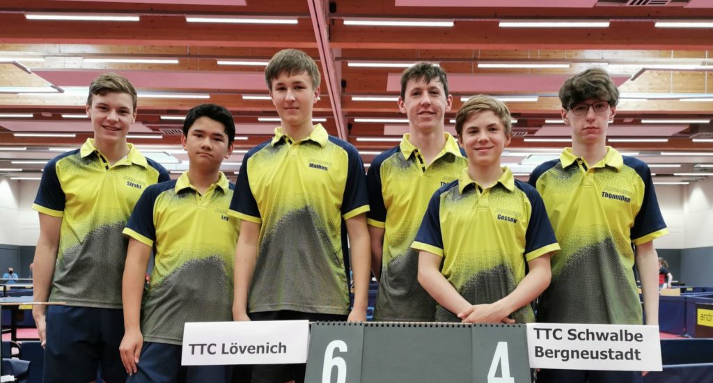 TTC Lövenich wird Dritter bei der Westdeutschen Jugend-Meisterschaft!